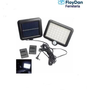 Foco solar con sensor de movimiento