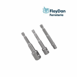Adaptadores o Extensor para dado (1/2", 3/8" y 1/4")