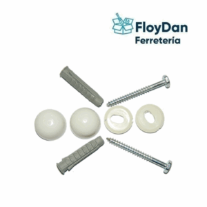 Juego Perno Anclaje Inodoro WC- Toro Negro/ Ferretools/Wadfow