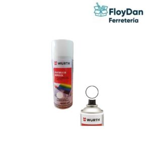 Spray Pintura Aerosol Blanco Mate 400 ml -Wurth
