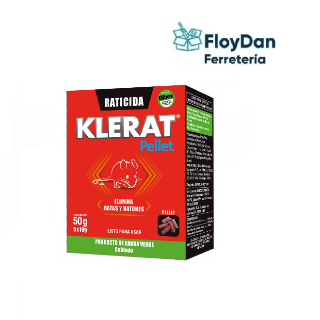 Raticida Klerat Pellet 50g