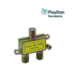 Splitter Coaxial 1 entrada con 2 Salidas