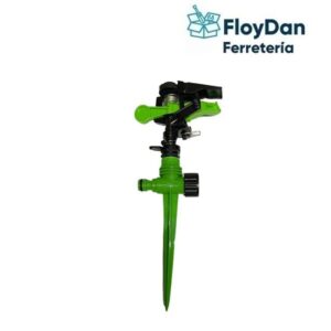 Aspersor plastico con estaca 1/2"