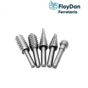 Set 5 Brocas Madera Escofina 1/4- Crownman/ AKILDA