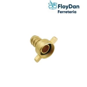 Adaptador o Conector Llave-Manguera Bronce 1/2"