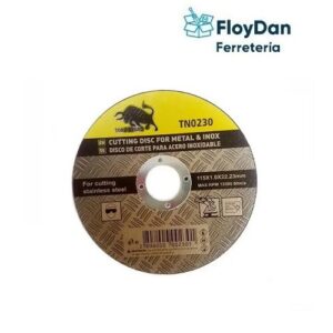 Disco de corte 4,5 pulgadas -115x1.0x22.23mm- Toro Negro/Ferretools/ Akilda