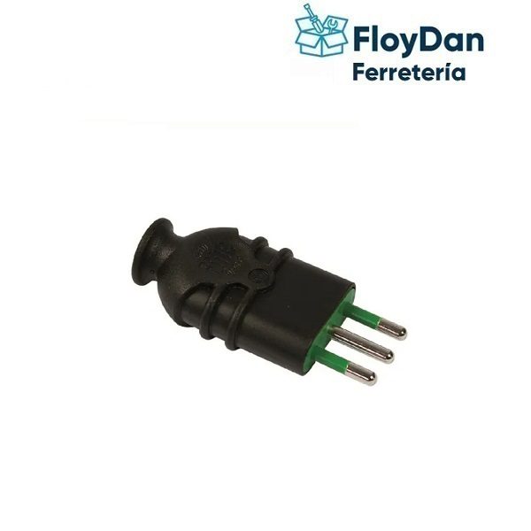Enchufe Macho Volante Fanton 2p+T (3P) 10A