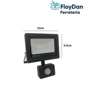 Foco Led Proyector 20w/1800lm con Sensor