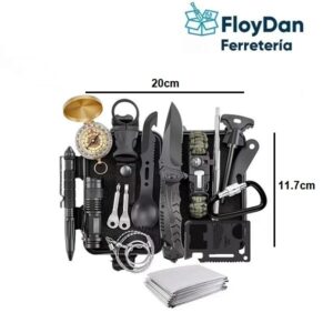 Kit Herramientas de Supervivencia Camping