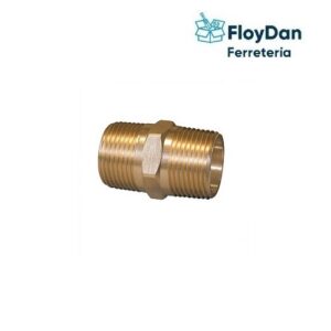 Niple 1/2" Bronce