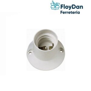 Portalampara Base recta E27 250V-4A-MEC- STANDFOR