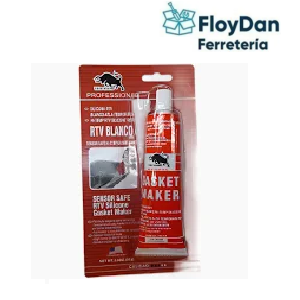 Silicona  RTV  gris de Alta Temperatura hasta 600°F, Toro Negro