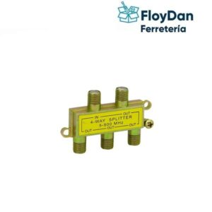 Splitter Coaxial 2 Entradas - 3 Salidas