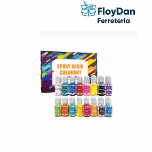 Pigmento Para Resina Epóxica Colores Sólidos 16 Und 10ml