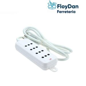 Alargador Blanco  4 tomas Sin Interruptor -Stanford -certificado