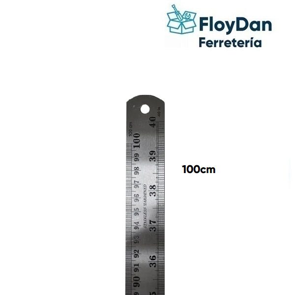 Regla Metalica 100cm – FloyDan Ferreteria