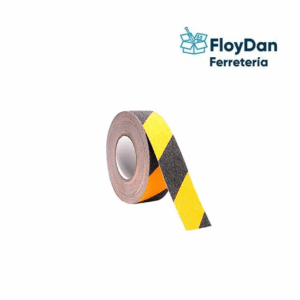 Cinta Adhesiva Antideslizante Negro con Amarillo