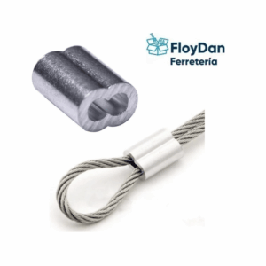 Casquillo Para Piola O Cable De Acero 4mm