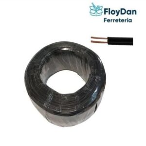 Cable Paralelo Negro-2X12Awg / 2x16Awg -Metro