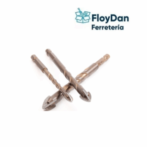 Broca Punta Flecha De Cruz Hexagonal-Vidrio/Ceramicos