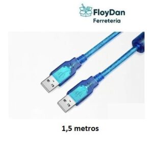 Cable Usb a Usb Macho/macho 1.5mt con filtro