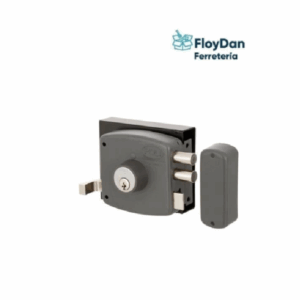 Cerradura Chilena Sobreponer Interior y Exterior - Con caja Titanio- Poly