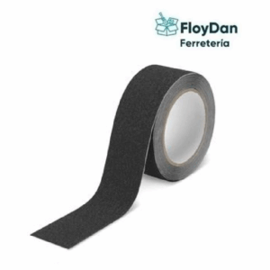 Cinta Adhesiva Antideslizante Negro 5cm X 10mtrs