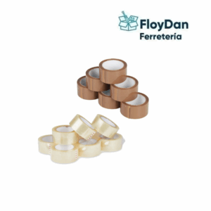 Cinta de Embalaje  - Cafe/ Transparente