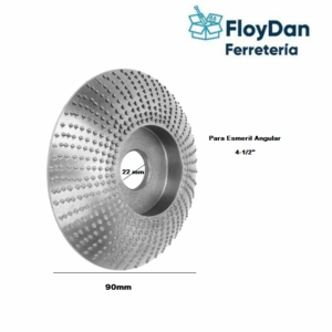 Disco Amoladora Tipo Angulado  para madera -16mm-diametro 84mm