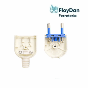 Enchufe Macho 2P 250V - 10A -Sin Tierra