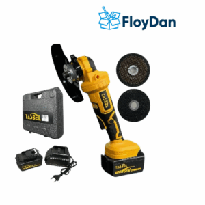 Esmeril Angular Inalámbrico 2 Baterías  2 Disco de corte Metal -Incluye maletin- Tasbel