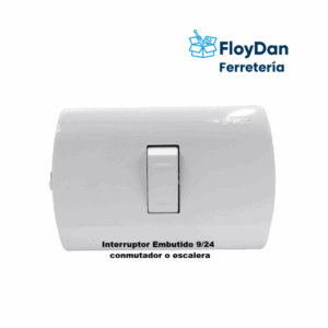 Interruptor de Escalera o Conmutador 9/24 -10A Embutido-MEC