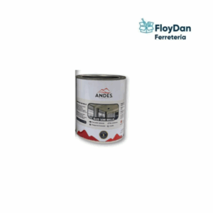 Oleo Semi Brillo - color negro - 1/4 galón- Andes/ Mohican