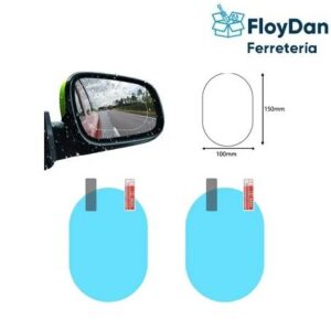 Par de lamina espejo retrovisor anti lluvia impermeable