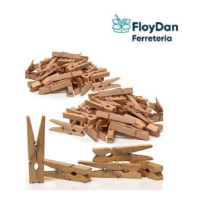 Perros para Ropa de Madera 20 Unn