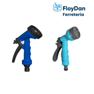 Pistola de Riego 5 Funciones para Manguera de 1/2" (azul - celeste)