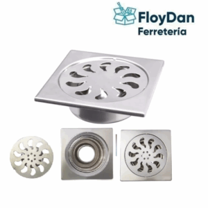ReJilla para pileta Redonda acero inoxidable 4" -Floor Drain