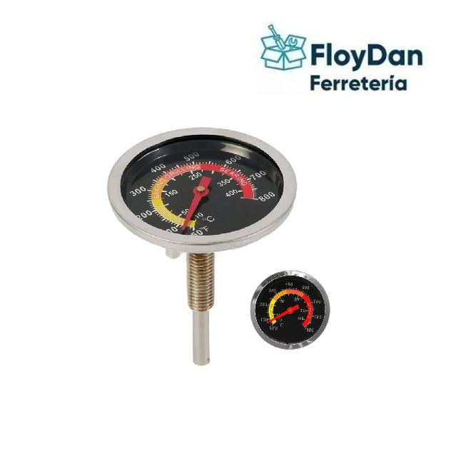 Termómetro Horno Análogo 8cms de Longitud (Indicador Temperatura)