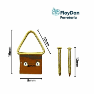 Escuadra Triangular metalica para cuadros