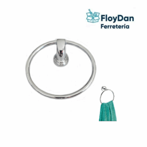 Toallero tipo Argolla Adhesivo 15x15cm