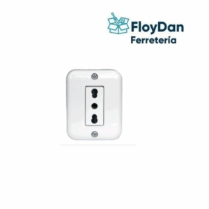 Tomacorriente 1 tomas 10a-16A Sobreponer-MEC