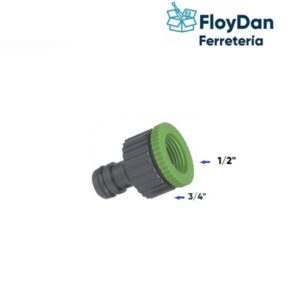 Adaptador Manguera 3/4"  Adaptador 1/2"