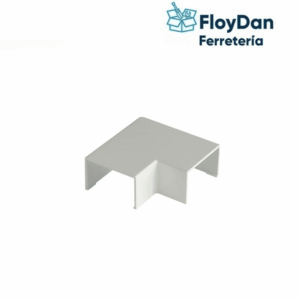 Curva Plana o Angulo para Canaleta 20x10mm (2 un)