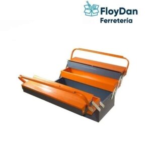 Caja metálica de herramienta 5 Divisiones 21x20x54cms- Optimus