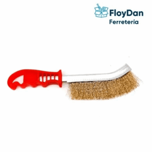Escobilla de acero ondulado con mango