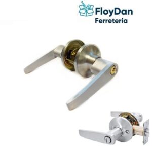 Cerradura Manilla Puerta Oficina / Dormitorio Palermo (roja)