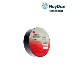 Cinta aislante 3M 19mm x 18mt negro