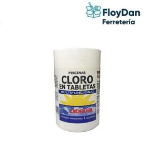 Cloro Triple Accion en Tableta Multifuncional -1Kl- EDR/ DURAPOOL/VULCANO/ Q.U.