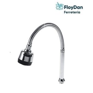 Cuello flexible universal  Cromado para lavaplatos