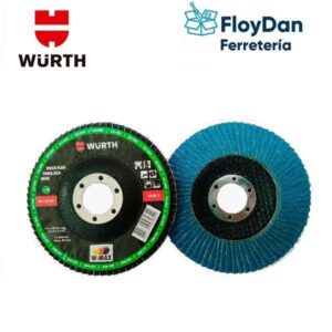 Disco Flap / Traslape (Acero Inoxidable o Metal) - Wurth